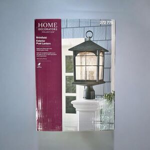 NEW Home Decorators Brimfield 3-Light Aged Iron Steel Line Voltage Outdoor Weath